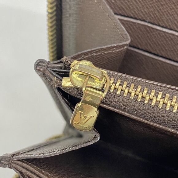 Louis Vuitton Long Wallet Damier Zippy Wallet N60015 Ebene Ladies - Picture 9 of 10